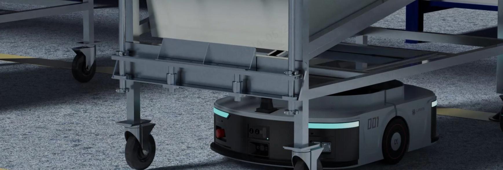 Robot xe nâng ẩn náu